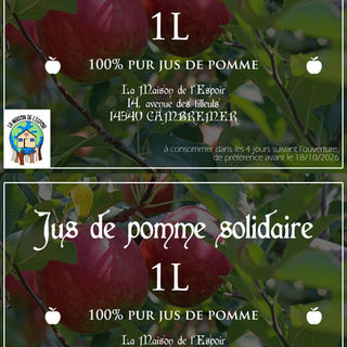 Jus de pomme solidaire
